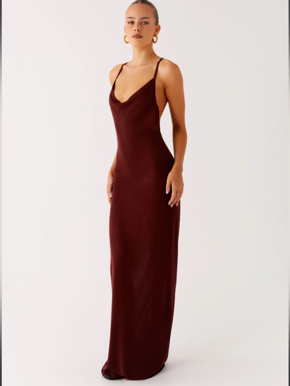 PEPPERMAYO Peppermayo Exclusive Nomad Muse Maxi Dress Chocolate Size XS/S NWT